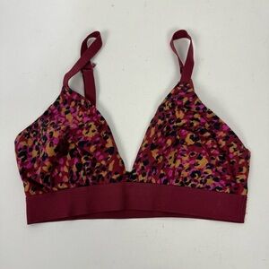 Auden Leopard Animal Print Cheetah Low Impact Bra